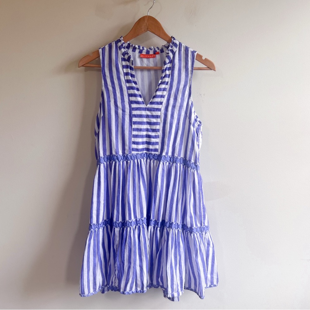 Oliphant Stripe Cotton Mini Dress